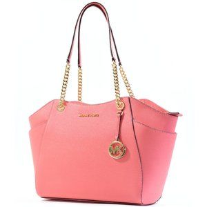 MK Jetset Travel Large Chain Shoulder Tote